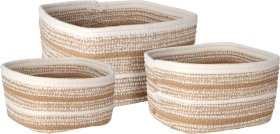 Pintas medvilninis krepšys, 20 x 20 x 13 cm