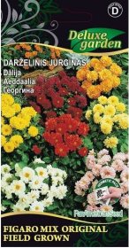 Gėlių sėklos, jurginas didžiagraižis Figaro Mix, 1368, D