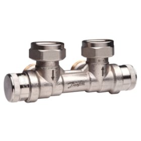 Balansinis vožtuvas DANFOSS RLV-KDV, DN20, kampinis, dešinysis, 013G7874