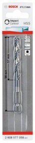 Grąžtas metalui BOSCH, 6 x 98 mm 1/4", 1vnt.