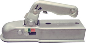 Priekabos sukabinimo spyna ALBURNUS SS106, 50 x 50 mm, cinkuota, kvadratinė, maksimali apkrova 1600 kg