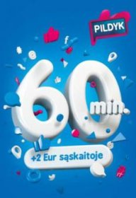 Draugų pakuotė PILDYK, 2 EUR