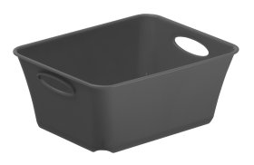 Daiktadėžė ROTHO Living, 0,5 l, antracito sp.