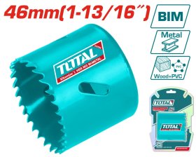 Gręžimo karūnėlė TOTAL, HSS M3 Bi-metal, 4-6 TPI, 46 mm, TAC410461