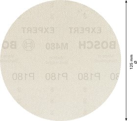 Šlifavimo tinklelis BOSCH, M 480, 125 mm, G180, 5 vnt.