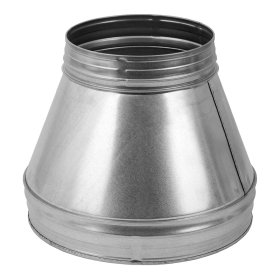 Perėjimas EUROPLAST, 120 x 120 RCL120-100 Cinkuotas, skirta gofruotam ortakiui