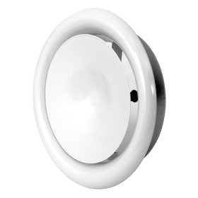 Difuzorius EUROPLAST, d80 DMP80 Intakinis, baltas, metalinis