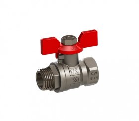 Rutulinis ventilis ARCO Nile, 1/2" išorė/vidus, su trumpa rankenėle