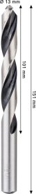 Grąžtas metalui BOSCH HSS (PointTeQ), cilindrinis kotas, 13 mm, 1 vnt.
