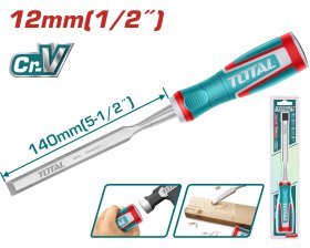 Kaltas TOTAL, medžiui, CR-V, 12x140 mm, THT41126