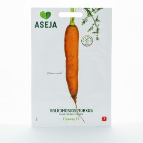 Daržovių sėklos, valgomosios morkos Flyaway F1, ASEJA, 0,15gr, 29451(7)