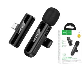 Belaidis mikrofonas HOCO 20, įkraunamas, veikia iki 4 val., 15 m atstumu
