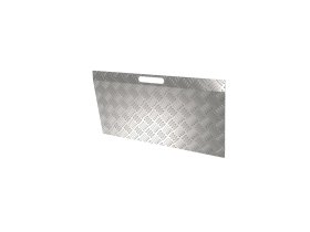 Rampa slenksčiui RIDDER VERDAL M, apie 78 × 40 cm, slenksčio aukštis 30–70 mm, chromuotas aliuminis, A324200