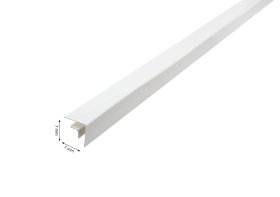 Vidinis profilis PVC dailylentėms WAKSLINE L-5 (L-4), 3000 x 7 mm, laminuotas