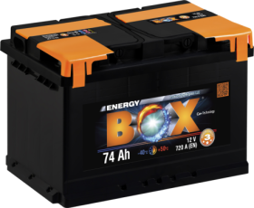 Akumuliatorius ENERGY BOX 12 V,74 Ah, 720 A, EN