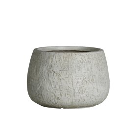 Keraminis lauko vazonas Cora I, baltos sp., 46 x 46 x 31 cm.