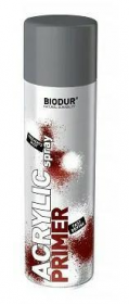 Akrilinis gruntas BIODUR, pilkas, 500 ml