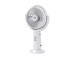 Įkraunamas stalinis ventiliatorius su LED lempute DP 7606