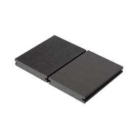 Terasinė lenta WOOMAX pilnavidurė, matmenys 25x135x5600mm, pilka, 1 lenta - 0,756 m2
