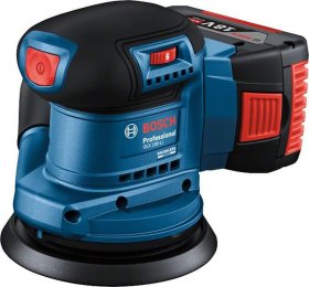 Akumuliatorinis ekscentrinis šlifuoklis BOSCH Professional GEX 185-LI SOLO, 125 mm, 18 V, be akumuliatoriaus ir kroviklio, 06013A5020