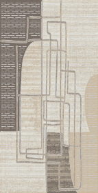 Kilimas LAZIO E637B, 80 x 150 cm, 100% polipropilenas, Cream 1Z_K