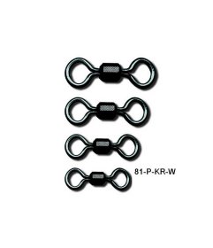 Suktukai ROBINSON Rolling swivel black, Dydis 4 (10)