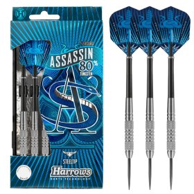 Darts strėlytės steeltip HARROWS Assassin W80, 3x23 g