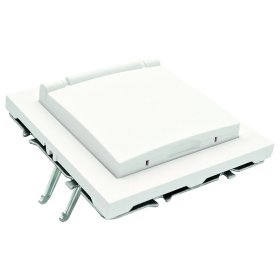 Kištukinis lizdas TOPE Bora, 1 vietos, įleidžiamas, baltos sp., su įžeminimu, IP44, 16 A, 250 V, 500900016