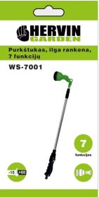Purkštukas ilga rankena HERVIN GARDEN WS-7001