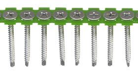 GKP sraigtai juostoje su grąžteliu ESSVE, 3,5 x 40 mm, CorrSeal C4, 1000 vnt.
