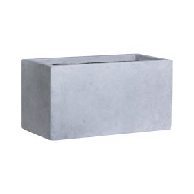Keraminis lauko vazonas Grau II, pilkos sp., 79 x 37,5 x 37,5 cm.