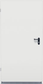 Plieninės durys HORMANN ZK, Matmenys 900 x 2100 mm, lygios, kairinės, komplekte spynos korpusas, renkena, raktas
