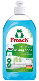 Indų ploviklis su soda FROSCH, 500 ml.