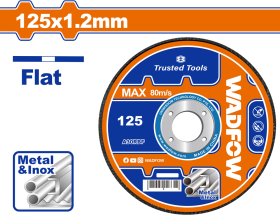 Abrazyvinis metalo pjovimo diskas WADFOW, 125x1,2x22 mm, WAC2351