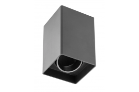 Akcentinis šviestuvas GTV Resto, 20 W, IP20, kvadratinis, juodos sp., 82 x 82 x 125 mm, OS-RST8080KW1-00