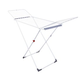 Skalbinių džiovyklė NOVELLY HOME Stabilo Plus, su plast. ratukais ir smulkių daiktų laikikliais, 18 m, Ø16 mm, 1710x545x890 mm, CDR-0503SET