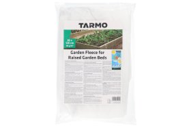 Agroplėvelė pakeltoms lysvėms TARMO, 1,2 x 0,8 m, 50 g/m2, elastinė juosta kampuose, baltos sp.