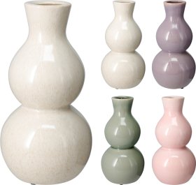 Vaza, 13 x 25 cm, 4 skirtingų sp.