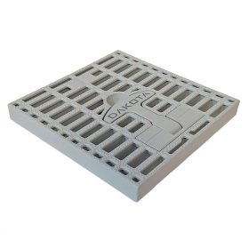 Surinkimo šulinėlio dangtelis su rankena DAKOTA, 200 x 200mm, grotelės