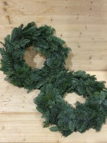 Kėnio šakų vainikas Abies Nobilis, skersmuo 30 cm