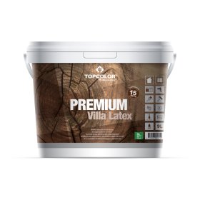 Medienos fasado dažai TOPCOLOR Premium ViLLa Latex, 9 L, Žalia  spaLva