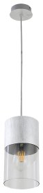 Pakabinamas šviestuvas RABALUX Zelkova, E27, 1 x 40W, 230V, IP20, metalinis, šlifuoto aliuminio sp., 120 x 1200 x 120 mm, 3154