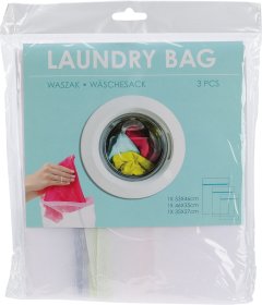 Skalbimo maišeliai, 3 vnt., įvairių dydžių