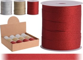 Juostelė su blizgučiais, 3 skirtingos spalvos, 10 mm x 10 m