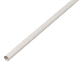 Plastikinis profilis apvalus baltos sp., Matmenys 1 x 12 x 1000 mm, 484934