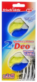 Indaplovių gaiviklis ORO Fresh Aktiv Lemon, 2 x 60 vnt.