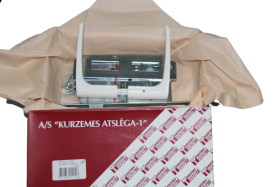 Įleidžiama spyna KURZEMES ZV4-1/2 407Z-35801/2, Su rankena, baltos spalvos, be cilindrinio mechanizmo, 55 mm, 31005