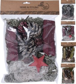 Kalėdinis dekoravimo rinkinys, 150 g, 4 skirtingų rūšių