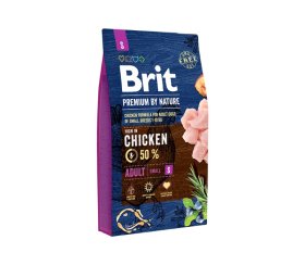 Sausas šunų ėdalas BRIT Premium by nature, mažų veislių suaugusiems šunims (1-10kg), 8kg