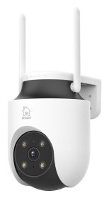 Išmanioji lauko kamera DELTACO SH-IPC18, IP65, 3MP,2304 x 1296, IR nuotolis 10m, palaiko MicroSD iki 128 gb, Wi-Fi, valdymas telefonu, baltos sp.